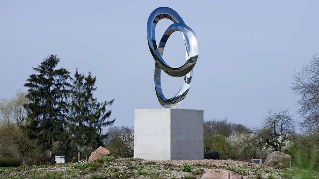 A ProMinent financia escultura em rotatória de Wieblingen